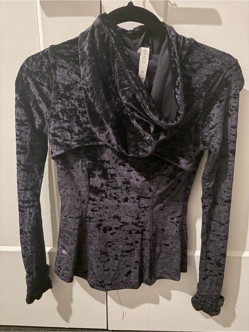 lululemon athletica Crushed Velvet Full-Zip Hoodie - Navy - Picture 4 of 4
